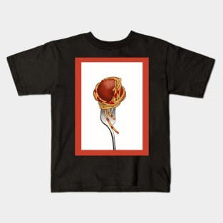 Moms spaghetti kitchen wall art Kids T-Shirt